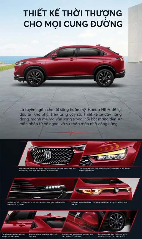 ngoai that honda hrv 2023